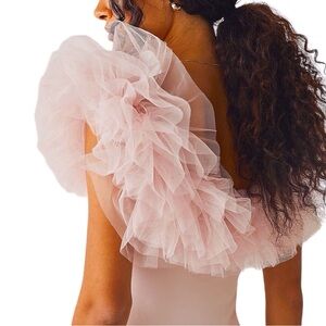 FREE PEOPLE BIG LOVE BODYSUIT WOMEN COLOR ROSE/PINK SIZE XL